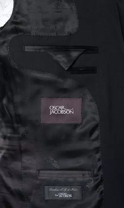 OSCAR JACOBSON Anzug 30503700+51703700/311 Woll-Stretch, Schwarz 7 OSCAR JACOBSON Anzug 30503700+51703700/311 Woll-Stretch, Schwarz – Bild 5