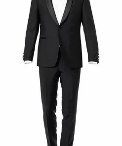 OSCAR JACOBSON Anzug 5934651+30354651/310 Smoking, Wolle, Schwarz