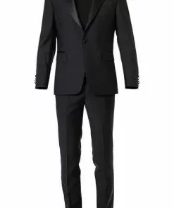 OSCAR JACOBSON Anzug 30894651+5934651/310 Smoking, Wolle, Schwarz