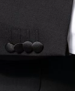 OSCAR JACOBSON Anzug 31384651+5934651/310 Smoking, Wolle, Schwarz -Anzüge & Westen Geschäft 329338 norm4