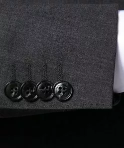 OSCAR JACOBSON Anzug 30508515+5378515/110 Wolle, Anthrazit meliert, Dunkelgrau -Anzüge & Westen Geschäft 329343 norm4