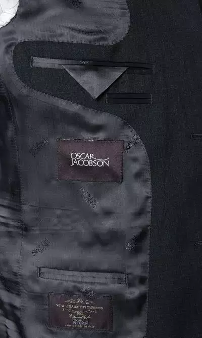 OSCAR JACOBSON Anzug 31008515+4428515+5115/110 Anzug mit Weste, Wolle, Anthrazit meliert, Dunkelgrau 8 OSCAR JACOBSON Anzug 31008515+4428515+5115/110 Anzug mit Weste, Wolle, Anthrazit meliert, Dunkelgrau – Bild 6