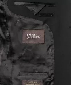 OSCAR JACOBSON Anzug 30508515+5378515/310 Wolle, Schwarz -Anzüge & Westen Geschäft 329405 norm5