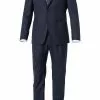 Windsor Anzug 30017445+16526+16540/410 Anzug Garon-Santio, Shaped Fit, Wolle, Nachtblau meliert, Marine -Anzüge & Westen Geschäft 329601 norm