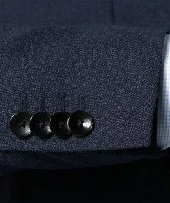 Windsor Anzug 30017445+16526+16540/410 Anzug Garon-Santio, Shaped Fit, Wolle, Nachtblau meliert, Marine -Anzüge & Westen Geschäft 329601 norm4