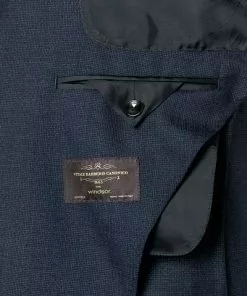 Windsor Anzug 30017445+16526+16540/410 Anzug Garon-Santio, Shaped Fit, Wolle, Nachtblau meliert, Marine -Anzüge & Westen Geschäft 329601 norm5