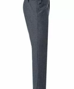 Carl Gross Hose Shiver 92-110N6/139283/62 Modern Fit, Schurwolle, Graphit-blau kariert, Dunkelblau -Anzüge & Westen Geschäft 330066 norm3