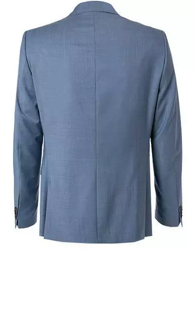 CG Anzug 80-140S0/424002+430013+139N1/441043/61 Anzug mit Weste, Slim Fit, Schurwolle, Rauchblau, Hellblau 6 CG Anzug 80-140S0/424002+430013+139N1/441043/61 Anzug mit Weste, Slim Fit, Schurwolle, Rauchblau, Hellblau – Bild 4