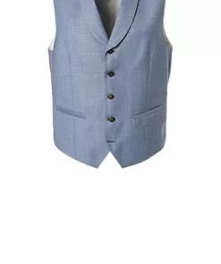 CG Anzug 80-140S0/424002+430013+139N1/441043/61 Anzug mit Weste, Slim Fit, Schurwolle, Rauchblau, Hellblau 16 CG Anzug 80-140S0/424002+430013+139N1/441043/61 Anzug mit Weste, Slim Fit, Schurwolle, Rauchblau, Hellblau -Anzüge & Westen Geschäft 330095 norm4