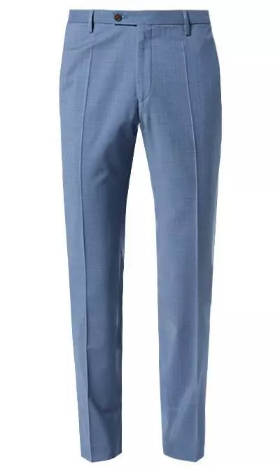 CG Anzug 80-140S0/424002+430013+139N1/441043/61 Anzug mit Weste, Slim Fit, Schurwolle, Rauchblau, Hellblau 11 CG Anzug 80-140S0/424002+430013+139N1/441043/61 Anzug mit Weste, Slim Fit, Schurwolle, Rauchblau, Hellblau – Bild 9