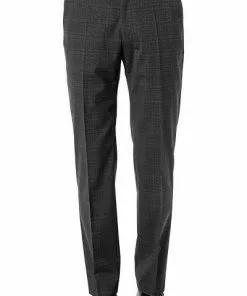 DIGEL Hose Per-V 99605/111066/43 Modern Fit, Schurwolle Fleckenschutz, Mittelgrau meliert, Anthrazit