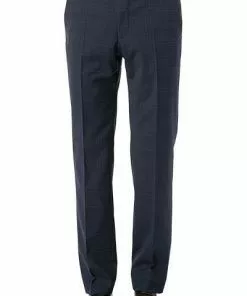 DIGEL Hose Per-V 99605/111066/21 Modern Fit, Schurwolle Fleckenschutz, Dunkelblau meliert, Blau