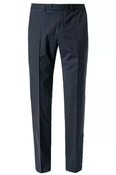 DIGEL Hose Per-V 99605/111066/21 Modern Fit, Schurwolle Fleckenschutz, Dunkelblau meliert, Blau 4 DIGEL Hose Per-V 99605/111066/21 Modern Fit, Schurwolle Fleckenschutz, Dunkelblau meliert, Blau – Bild 2