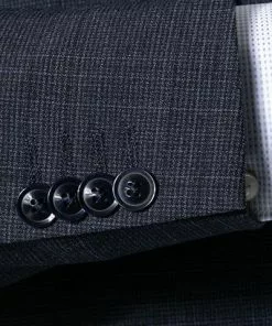 DIGEL Anzug Damian-S/Per-V 99605/121058+111066/21 Modern Fit, Schurwoll-Stretch wasserabweisend, Dunkelblau, Blau -Anzüge & Westen Geschäft 330339 norm4