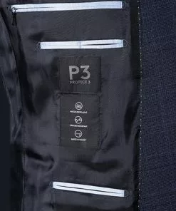 DIGEL Anzug Damian-S/Per-V 99605/121058+111066/21 Modern Fit, Schurwoll-Stretch wasserabweisend, Dunkelblau, Blau -Anzüge & Westen Geschäft 330339 norm6