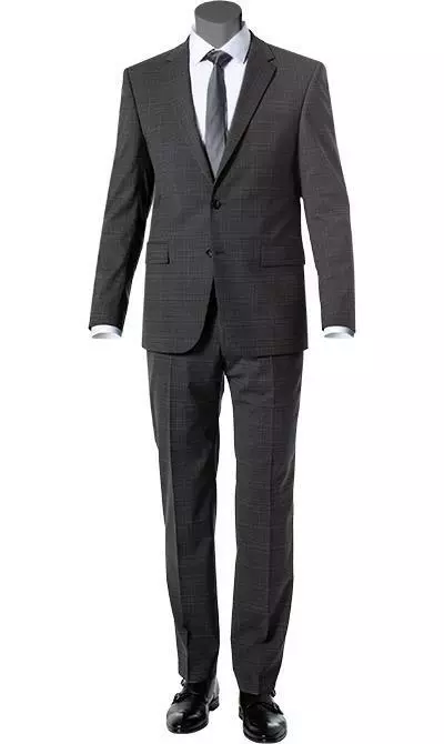 DIGEL Anzug Damian-S/Per-V 99605/121058+111066/43 Modern Fit, Schurwoll-Stretch wasserabweisend, Anthrazit 3 DIGEL Anzug Damian-S/Per-V 99605/121058+111066/43 Modern Fit, Schurwoll-Stretch wasserabweisend, Anthrazit