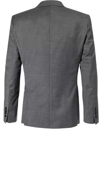 JOOP! Anzug 30003099+30003106+30003110/042 Anzug mit Weste, Slim Fit, Woll-Stretch, Steingrau meliert, Steingrau 5 JOOP! Anzug 30003099+30003106+30003110/042 Anzug mit Weste, Slim Fit, Woll-Stretch, Steingrau meliert, Steingrau – Bild 3