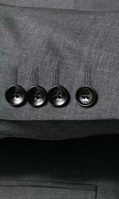 JOOP! Anzug 30003099+30003106+30003110/042 Anzug mit Weste, Slim Fit, Woll-Stretch, Steingrau meliert, Steingrau 7 JOOP! Anzug 30003099+30003106+30003110/042 Anzug mit Weste, Slim Fit, Woll-Stretch, Steingrau meliert, Steingrau – Bild 5