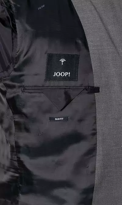 JOOP! Anzug 30003099+30003106+30003110/042 Anzug mit Weste, Slim Fit, Woll-Stretch, Steingrau meliert, Steingrau 8 JOOP! Anzug 30003099+30003106+30003110/042 Anzug mit Weste, Slim Fit, Woll-Stretch, Steingrau meliert, Steingrau – Bild 6