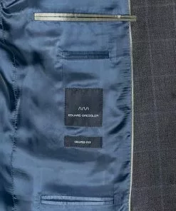 EDUARD DRESSLER Anzug Sean-Jim 10S11/5B31/24 Shaped Fit, Schurwolle Super110, Anthrazit kariert, Dunkelgrau 15 EDUARD DRESSLER Anzug Sean-Jim 10S11/5B31/24 Shaped Fit, Schurwolle Super110, Anthrazit kariert, Dunkelgrau -Anzüge & Westen Geschäft 332248 norm6