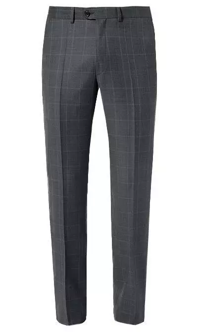 EDUARD DRESSLER Anzug Sean-Jim 10S11/5B31/24 Shaped Fit, Schurwolle Super110, Anthrazit kariert, Dunkelgrau 9 EDUARD DRESSLER Anzug Sean-Jim 10S11/5B31/24 Shaped Fit, Schurwolle Super110, Anthrazit kariert, Dunkelgrau – Bild 7