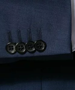 ROY ROBSON Anzug 050011215200+1267500/A401 Regular Fit, Schurwolle Super140 REDA, Dunkelblau meliert, Dunkelblau -Anzüge & Westen Geschäft 335810 norm4