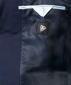 ROY ROBSON Anzug 050011215200+1267500/A401 Regular Fit, Schurwolle Super140 REDA, Dunkelblau meliert, Dunkelblau -Anzüge & Westen Geschäft 335810 norm5