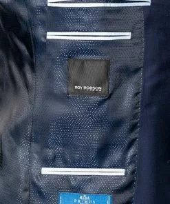 ROY ROBSON Anzug 050011215200+1267500/A401 Regular Fit, Schurwolle Super140 REDA, Dunkelblau meliert, Dunkelblau -Anzüge & Westen Geschäft 335810 norm6