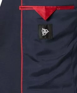 ROY ROBSON Anzug 050351295400+1295400/A410 Slim Fit, Schurwoll-Stretch wasserabweisend, Dunkelblau meliert, Dunkelblau -Anzüge & Westen Geschäft 335813 norm5