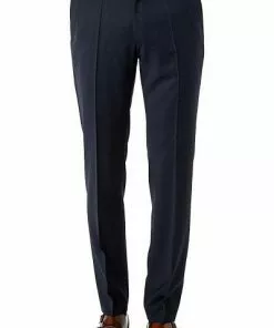 ROY ROBSON Hose S01050631295400/A410 Slim Fit, Schurwolle Super100 wasserabweisend, Dunkelblau gemustert, Dunkelblau