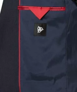 ROY ROBSON Anzug 050631594900+1295400/A410 Slim Fit, Schurwolle Super100 wasserabweisend, Dunkelblau gemustert, Dunkelblau -Anzüge & Westen Geschäft 335816 norm5