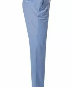 CG Hose Cedric 30-031S0/433063/61 Slim Fit, Schurwolle, Hellblau meliert, Hellblau -Anzüge & Westen Geschäft 335828 norm3
