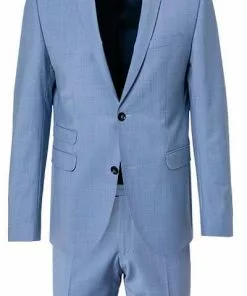 CG Anzug Cliff-Cedric 30-031S0/423622+433063/61 Slim Fit, Schurwoll-Stretch, Hellblau meliert, Hellblau -Anzüge & Westen Geschäft 335832 norm2