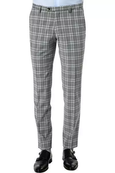 CG Hose Cedric 90-143S3/433063/81 Slim Fit, Schurwolle, Steingrau kariert, Grau-hellblau 3 CG Hose Cedric 90-143S3/433063/81 Slim Fit, Schurwolle, Steingrau kariert, Grau-hellblau