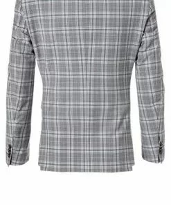 CG Anzug Caden-Cedric 90-143S3/423712+433063/81 Slim Fit, Schurwoll-Stretch, Steingrau kariert, Grau-hellblau -Anzüge & Westen Geschäft 335845 norm3