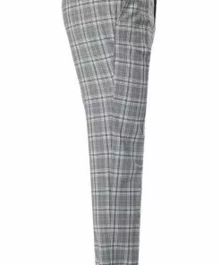 CG Anzug Caden-Cedric 90-143S3/423712+433063/81 Slim Fit, Schurwoll-Stretch, Steingrau kariert, Grau-hellblau -Anzüge & Westen Geschäft 335845 norm9