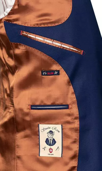 CG Anzug Camden-Chaz 90-145S0/423782+433103/62 Slim Fit, Schurwolle S120 GUABELLO, Royalblau, Königsblau 8 CG Anzug Camden-Chaz 90-145S0/423782+433103/62 Slim Fit, Schurwolle S120 GUABELLO, Royalblau, Königsblau – Bild 6