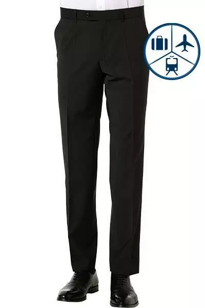 Carl Gross Hose TRF-Silvio 30-031S0/338343/90 Regular Fit, Schurwolle, Schwarz 3 Carl Gross Hose TRF-Silvio 30-031S0/338343/90 Regular Fit, Schurwolle, Schwarz