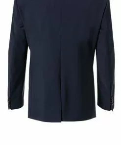 Carl Gross Anzug 30-031S0/325031+342043+338343/62 Reise-Anzug mit Weste, Regular Fit, Schurwoll-Stretch, Dunkelblau , Dunkelblau -Anzüge & Westen Geschäft 335889 norm3