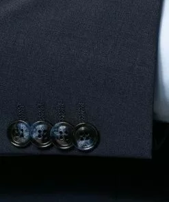 Carl Gross Anzug 30-031S0/325031+342043+338343/62 Reise-Anzug mit Weste, Regular Fit, Schurwoll-Stretch, Dunkelblau , Dunkelblau -Anzüge & Westen Geschäft 335889 norm5