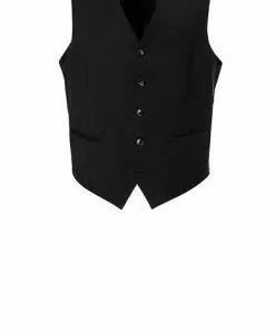 Carl Gross Anzug 30-031S0/325031+342043+338343/90 Reise-Anzug mit Weste, Regular Fit, Schurwoll-Stretch, Schwarz -Anzüge & Westen Geschäft 335892 norm4