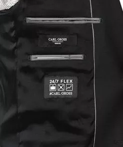 Carl Gross Anzug 30-031S0/325031+338343/90 Reise-Anzug, Regular Fit, Schurwoll-Stretch, Schwarz 17 Carl Gross Anzug 30-031S0/325031+338343/90 Reise-Anzug, Regular Fit, Schurwoll-Stretch, Schwarz -Anzüge & Westen Geschäft 335895 norm6