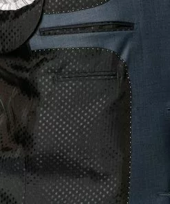 Carl Gross Anzug 40-016N0/324972+339603/62 Schurwolle, Jeansblau meliert, Jeansblau -Anzüge & Westen Geschäft 335916 norm6