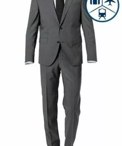 BALDESSARINI Anzug 14050+17050/000/08828/9209 Modern Fit, Schurwolle, Graphit meliert, Grau