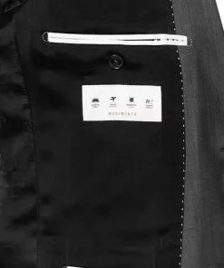 BALDESSARINI Anzug 14050+17050/000/08828/9209 Modern Fit, Schurwolle, Graphit meliert, Grau -Anzüge & Westen Geschäft 335967 norm6