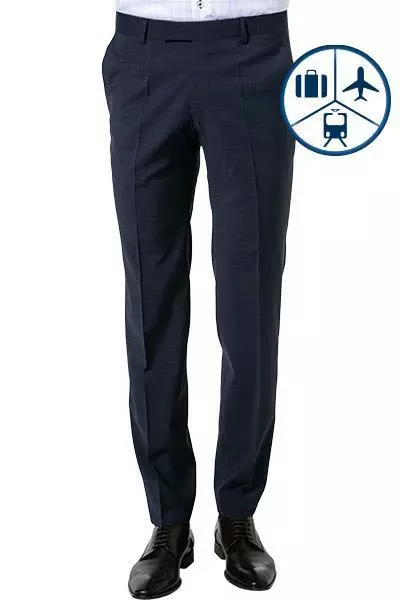 BALDESSARINI Hose 17050/000/08829/6300 Modern Fit, Schurwolle, Nachtblau kariert, Nachtblau 3 BALDESSARINI Hose 17050/000/08829/6300 Modern Fit, Schurwolle, Nachtblau kariert, Nachtblau