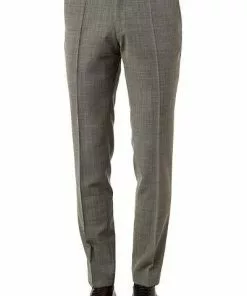 CG Hose Pascal 90-146N0/430013/52 Slim Fit, Schurwolle, Pistazie meliert, Grün