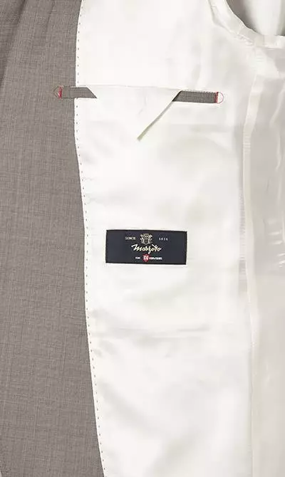 CG Anzug Patrick-Pascal 90-146N0/424002+430013/71 Slim Fit, Schurwolle, Graubraun meliert , Grau 7 CG Anzug Patrick-Pascal 90-146N0/424002+430013/71 Slim Fit, Schurwolle, Graubraun meliert , Grau – Bild 5