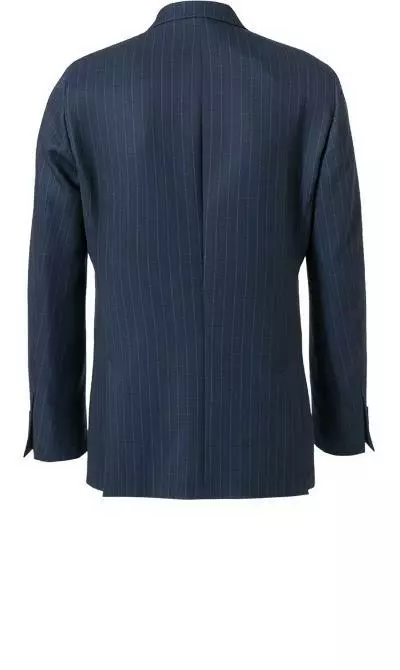 Pierre Cardin Anzug 42288+72534/810/94325/3250 Modern Fit, Mikrofaser wasserabweisend, Navy gestreift, Dunkelblau 6 Pierre Cardin Anzug 42288+72534/810/94325/3250 Modern Fit, Mikrofaser wasserabweisend, Navy gestreift, Dunkelblau – Bild 4