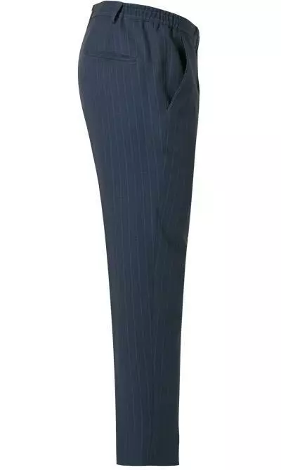 Pierre Cardin Anzug 42288+72534/810/94325/3250 Modern Fit, Mikrofaser wasserabweisend, Navy gestreift, Dunkelblau 11 Pierre Cardin Anzug 42288+72534/810/94325/3250 Modern Fit, Mikrofaser wasserabweisend, Navy gestreift, Dunkelblau – Bild 9